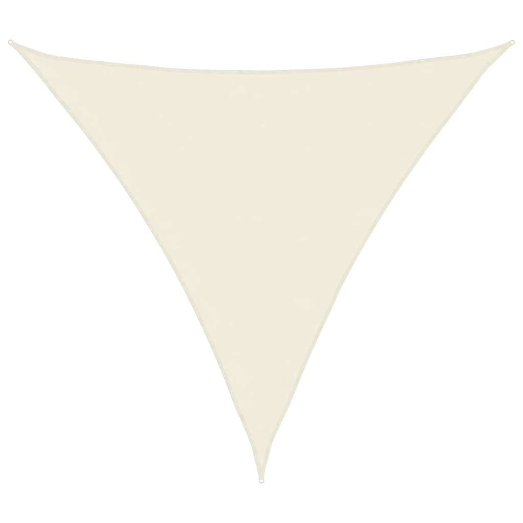 vidaXL Toldo de vela triangular tela Oxford 4,5x4,5x4,5 m Color Antracita, Beige, Crema