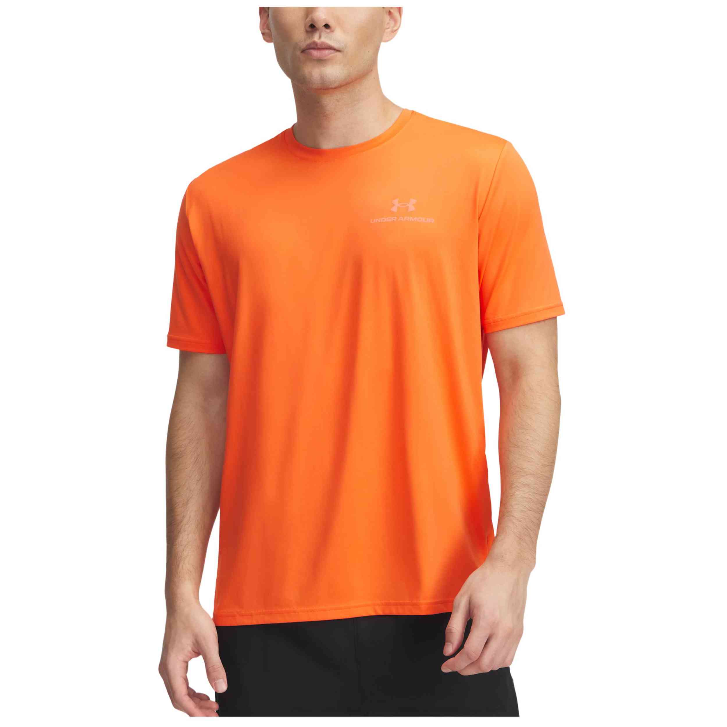 Camiseta De Manga Corta Under Armour modelo 1383973-847 para Hombre en color Naranja