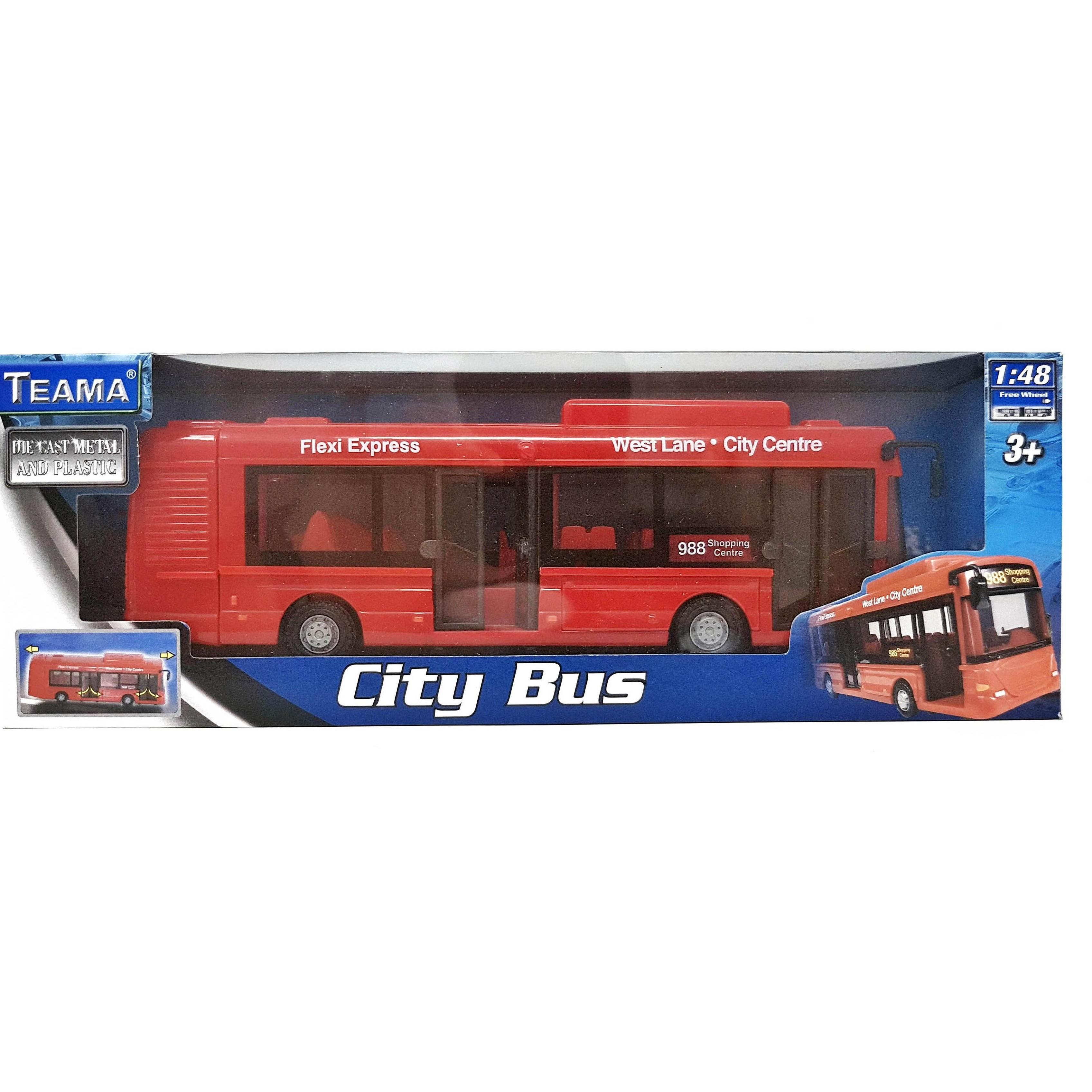 PLAYJOCS GT-6251 Bus Urbano  Juguete para niños y coleccionistas.