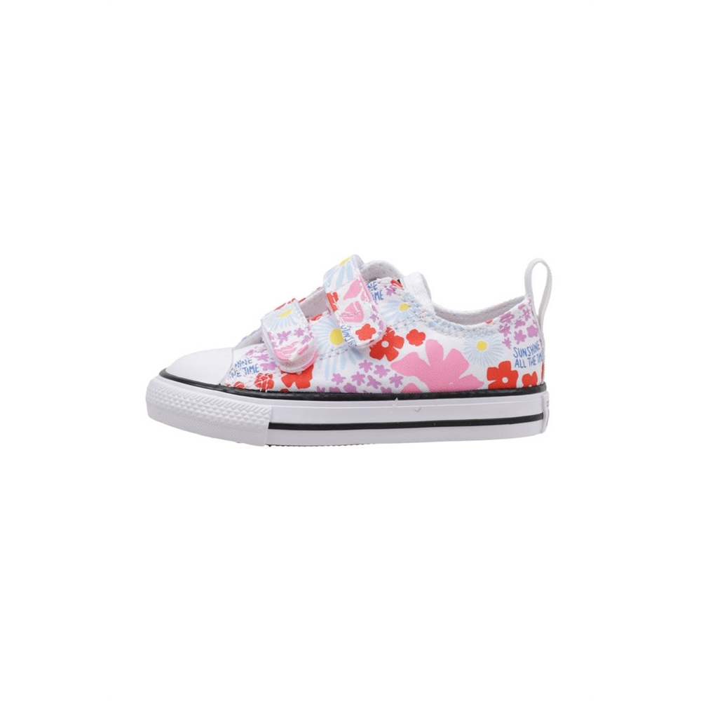 Converse CHUCK TAYLOR ALL STAR 2V  Zapatilla Deportiva Velcro Bebé - niña (hasta la talla 30) Multicolor