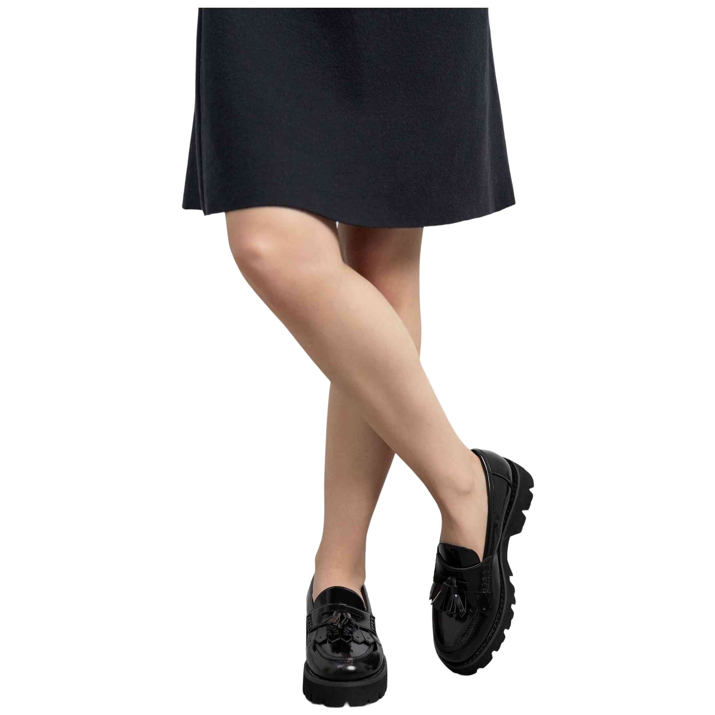 Mocasines Xti modelo 144677-NEGRO para Mujer en color Negro