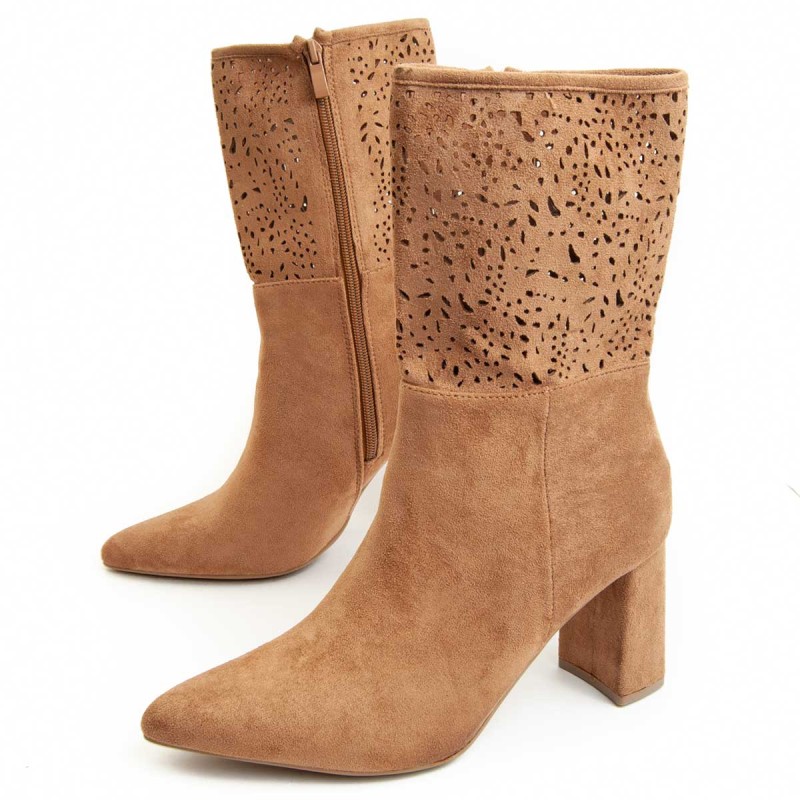 Bota De Tacón Casual Para Mujer. Montevita Bereta 93535