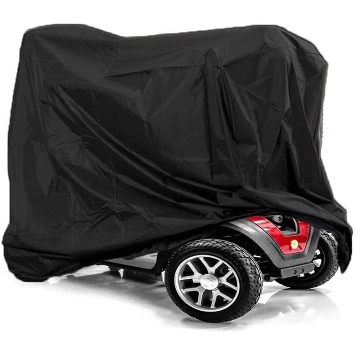 Funda para patinete eléctrico - Tejido Oxford 210D - Impermeable - Resistente al polvo, la nieve, el sol y la lluvia - Funda protectora - Negra - 170 × 61 × 117 cm