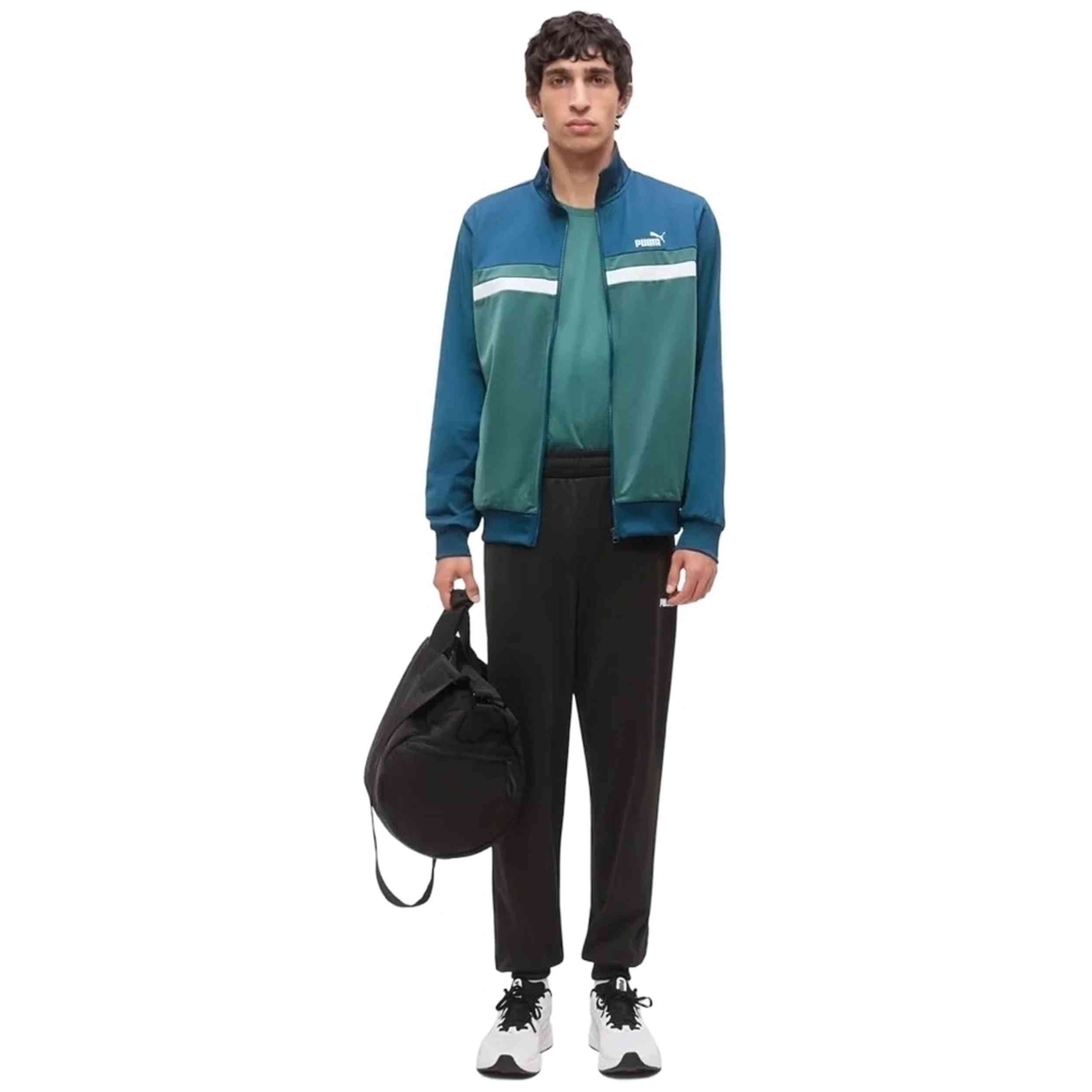Textil Puma modelo Poly Colorblock Suit en color Azul