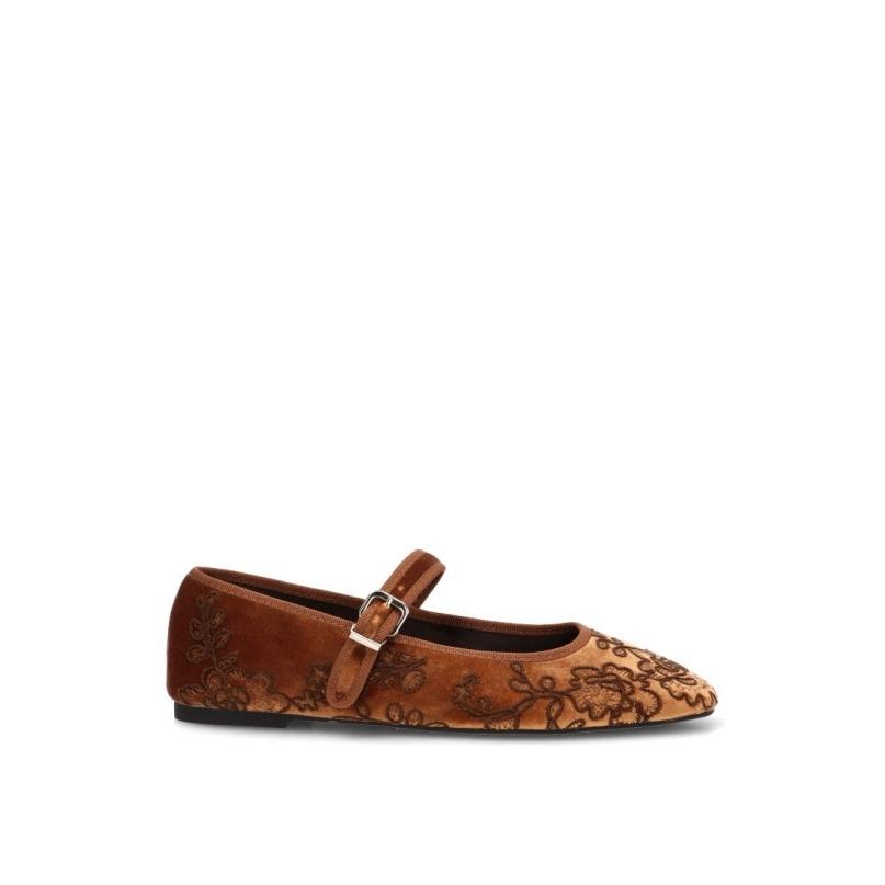 Bailarina Corina - Mujer - Suela Plana - Modelo M6580 - Color Camel