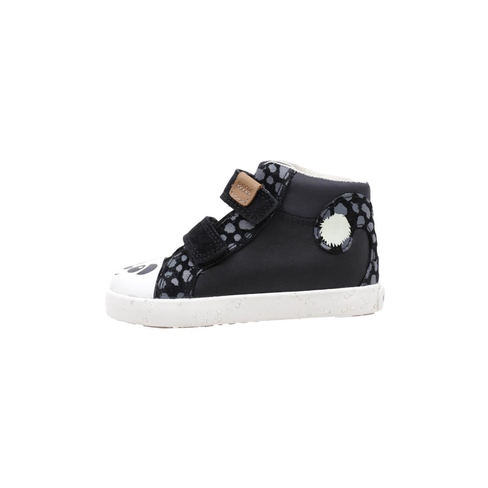 Geox B KILWI GIRL C Botín Plano bebé niña (hasta talla 30) Negro