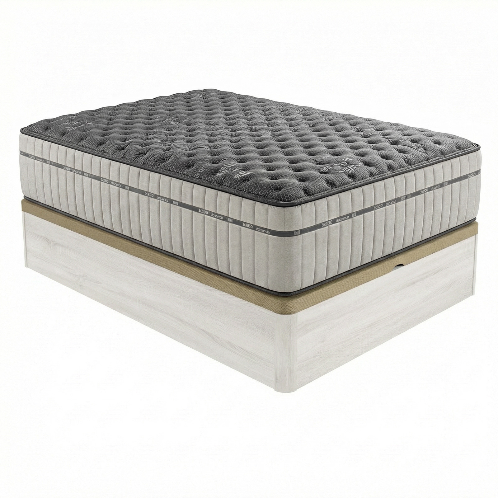 Pack Colchón Viscoelástico Sophia + Canapé Madera Abatible - Montaje Incluido - Somnia Descanso