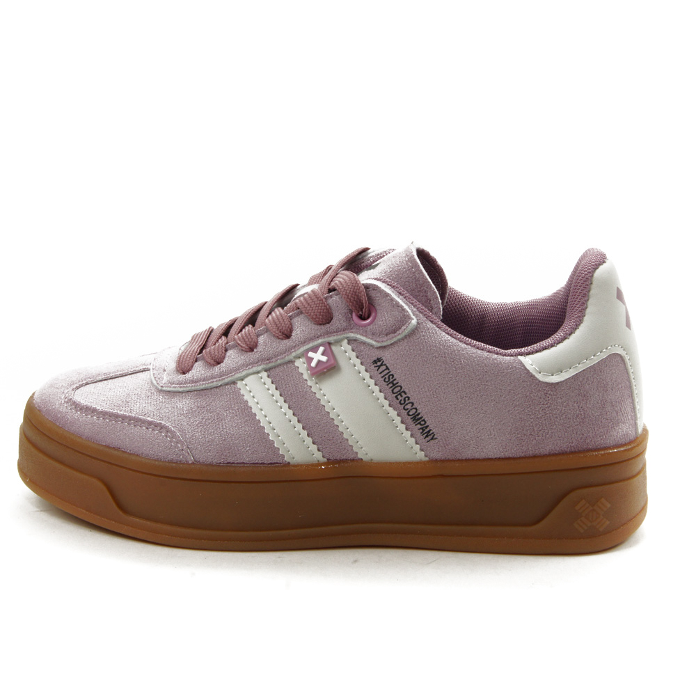 Xti mod. 143644 deportivas para mujer en ante sintetico, cordones