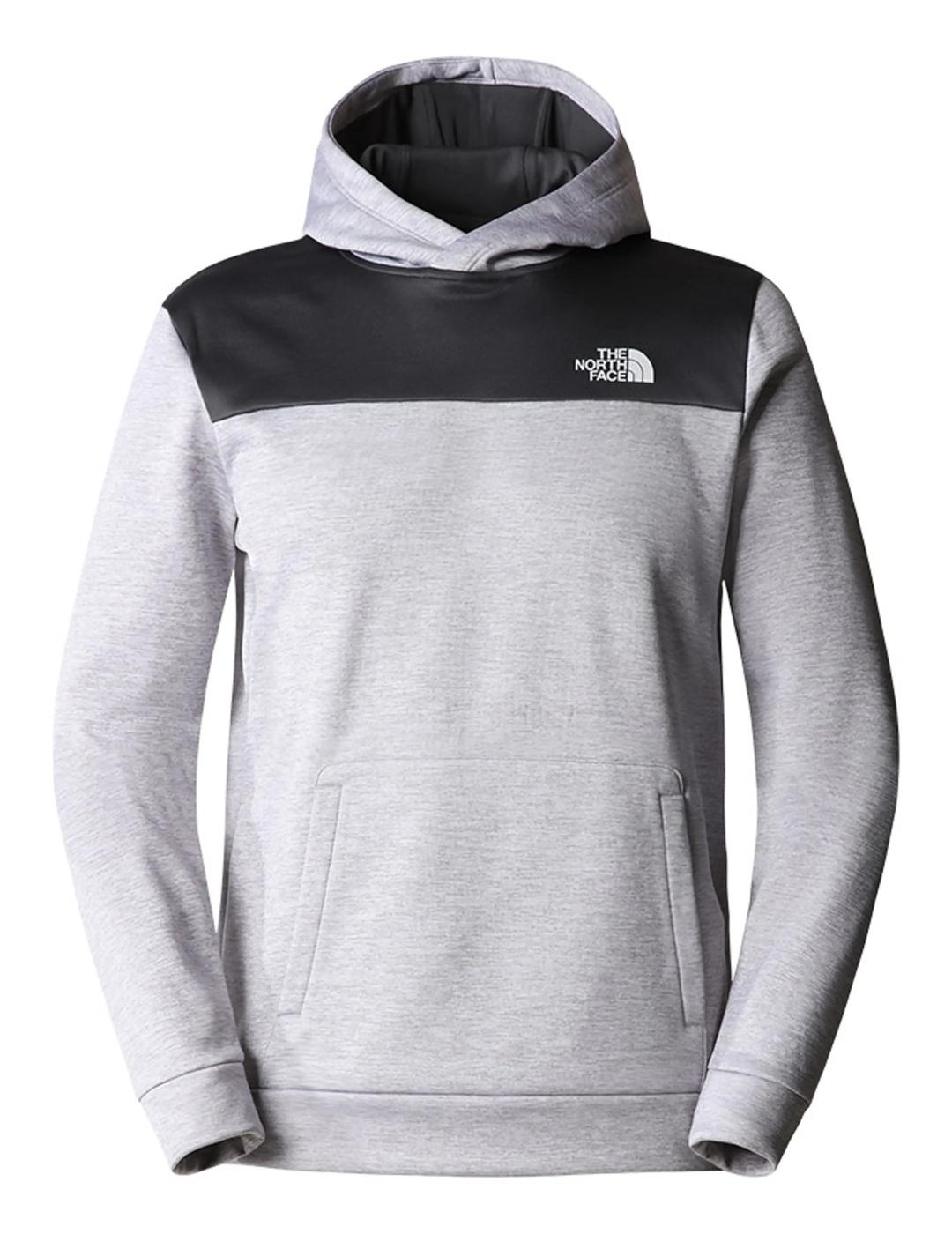 The North Face Sudadera Reaxion Fleece Gris para Hombre