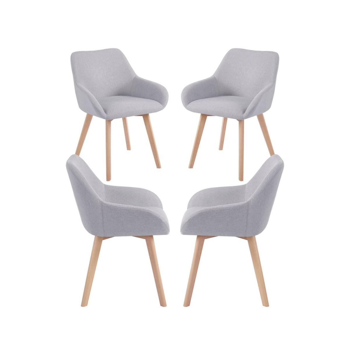 Regalos Miguel - Packs Sillas Comedor - Pack 4 Sillas Venly Tela - Beige
