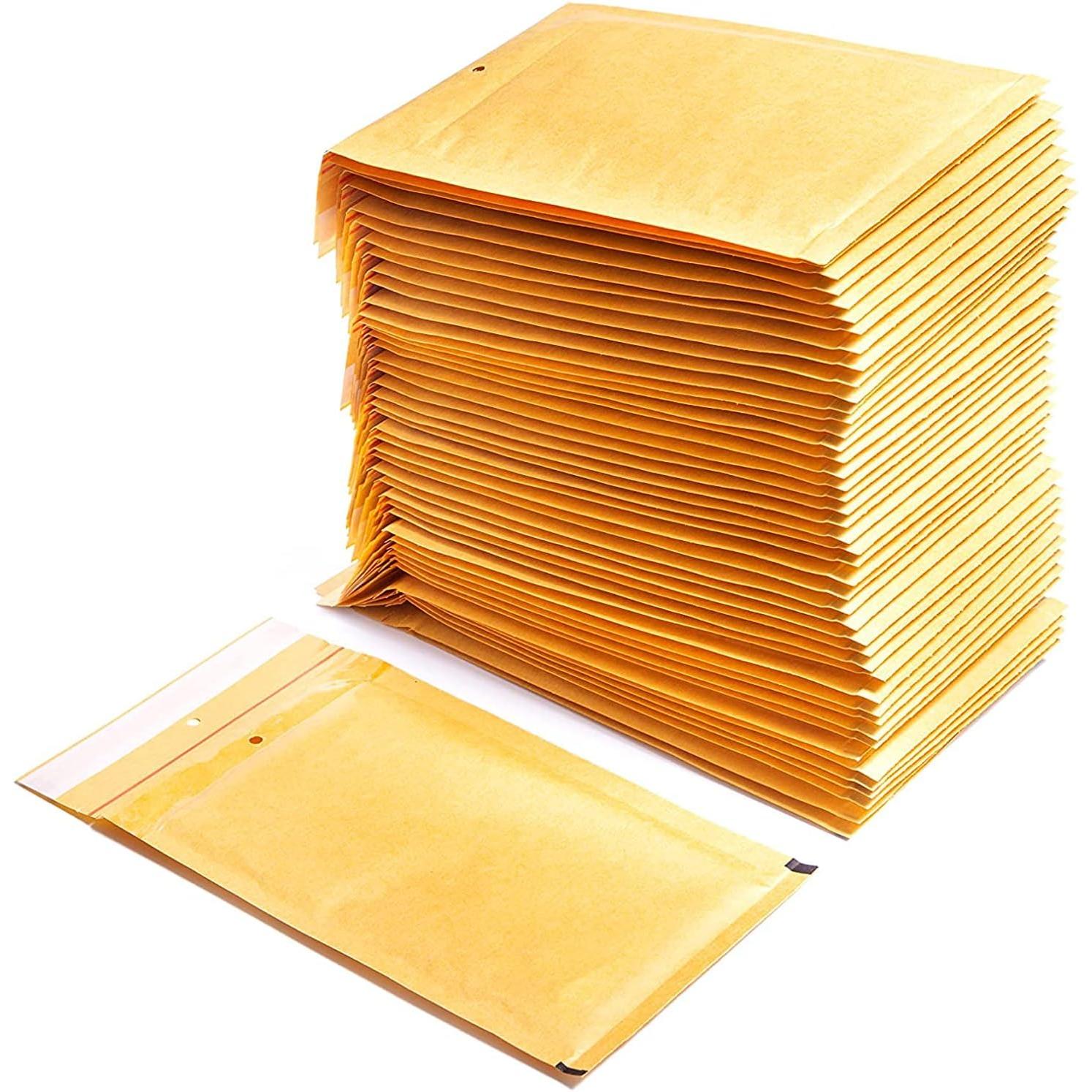OFITURIA Sobres Acolchados de Papel Burbuja Interior de Polietileno, Color Marrón, Bolsas para Envíos con Capacidad para Albergar Documentos - (10 Sobres, 220 x 340 mm), COM0328