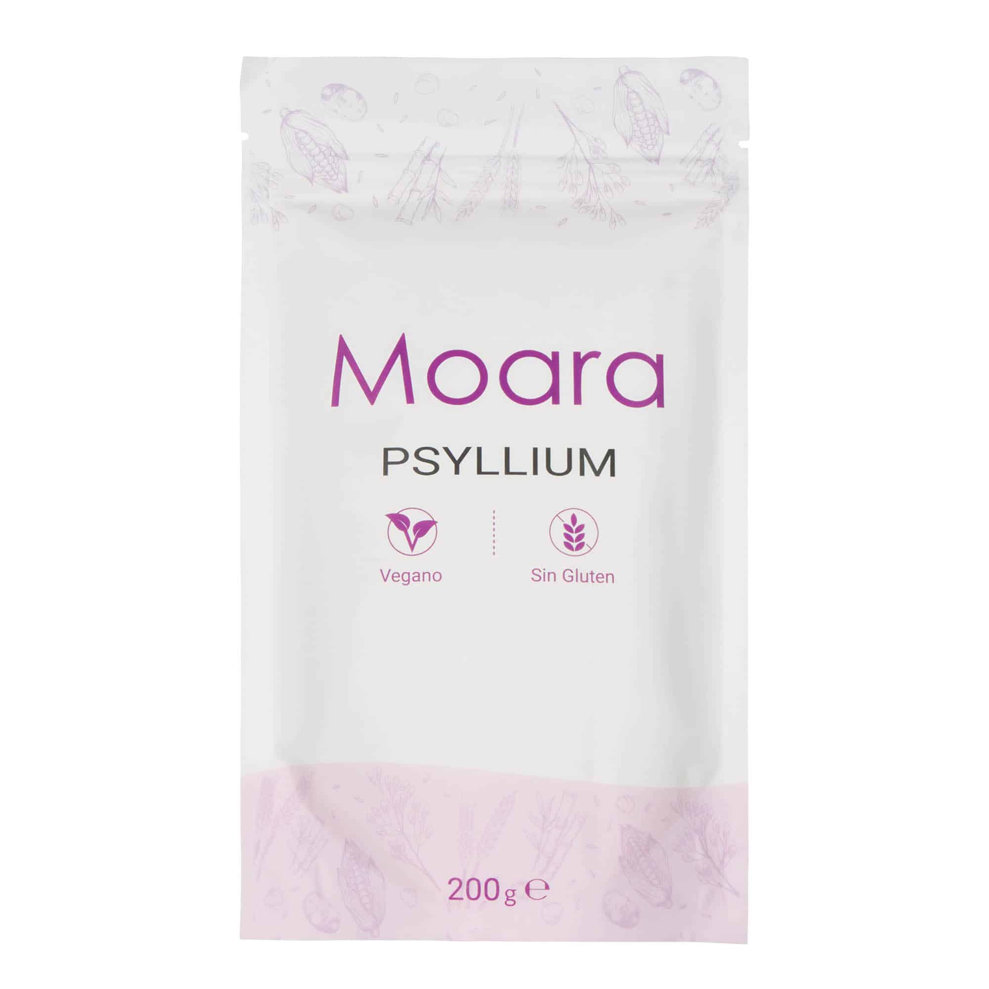 Psyllium en polvo - sin gluten-  MOARA 200g