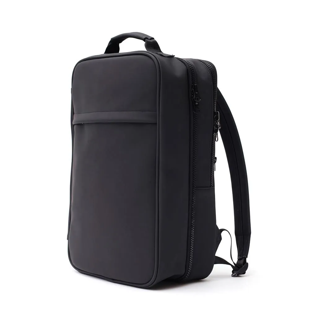 VINGA - Mochila de viaje Baltimore para portátil de hasta 15,6 pulgadas, 17,4 L, repelente al agua, de poliéster y poliuretano, color negro