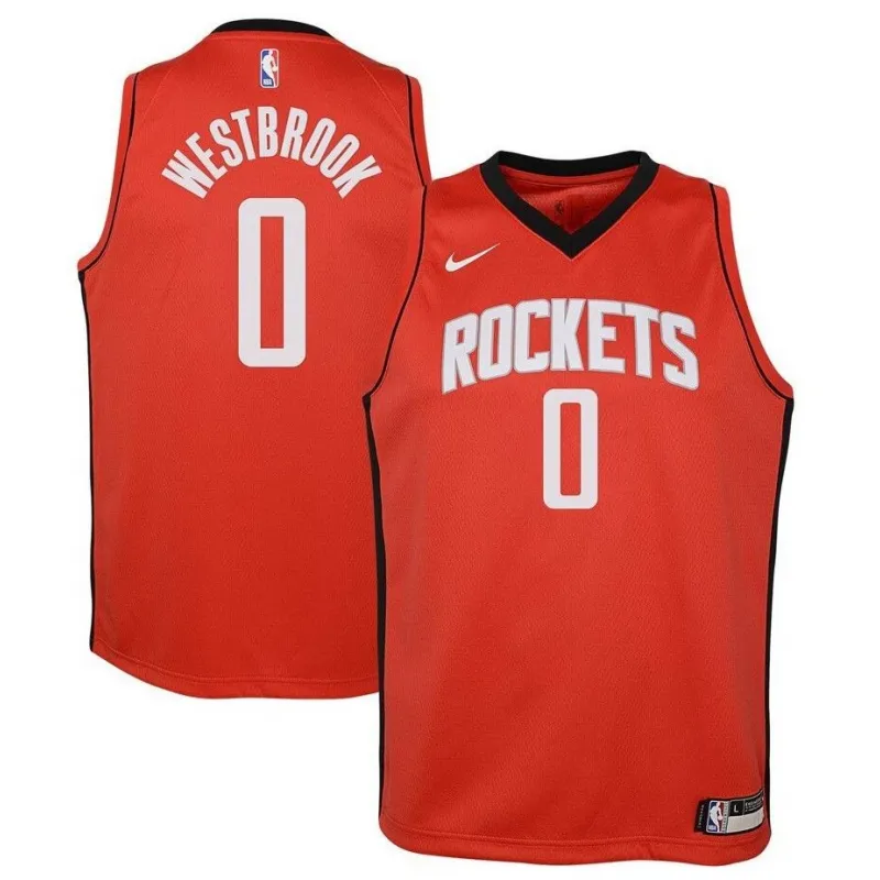 Camiseta Russell Westbrook Houston Rockets Icon Swingman Junior