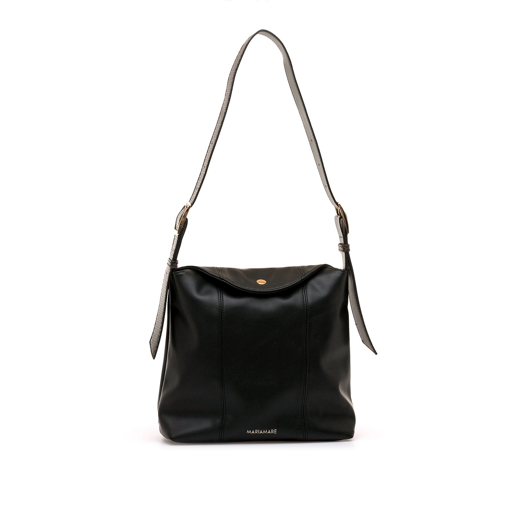 MARIAMARE bolsos mujer sare negro con cierre cremallera