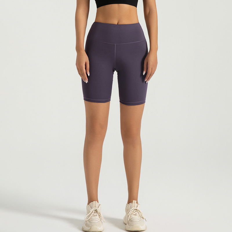 TK Pantalones cortos deportivos y de fitness, pantalones de cadera color melocotón, leggings elásticos de cintura alta para mujer, yoga para mujer