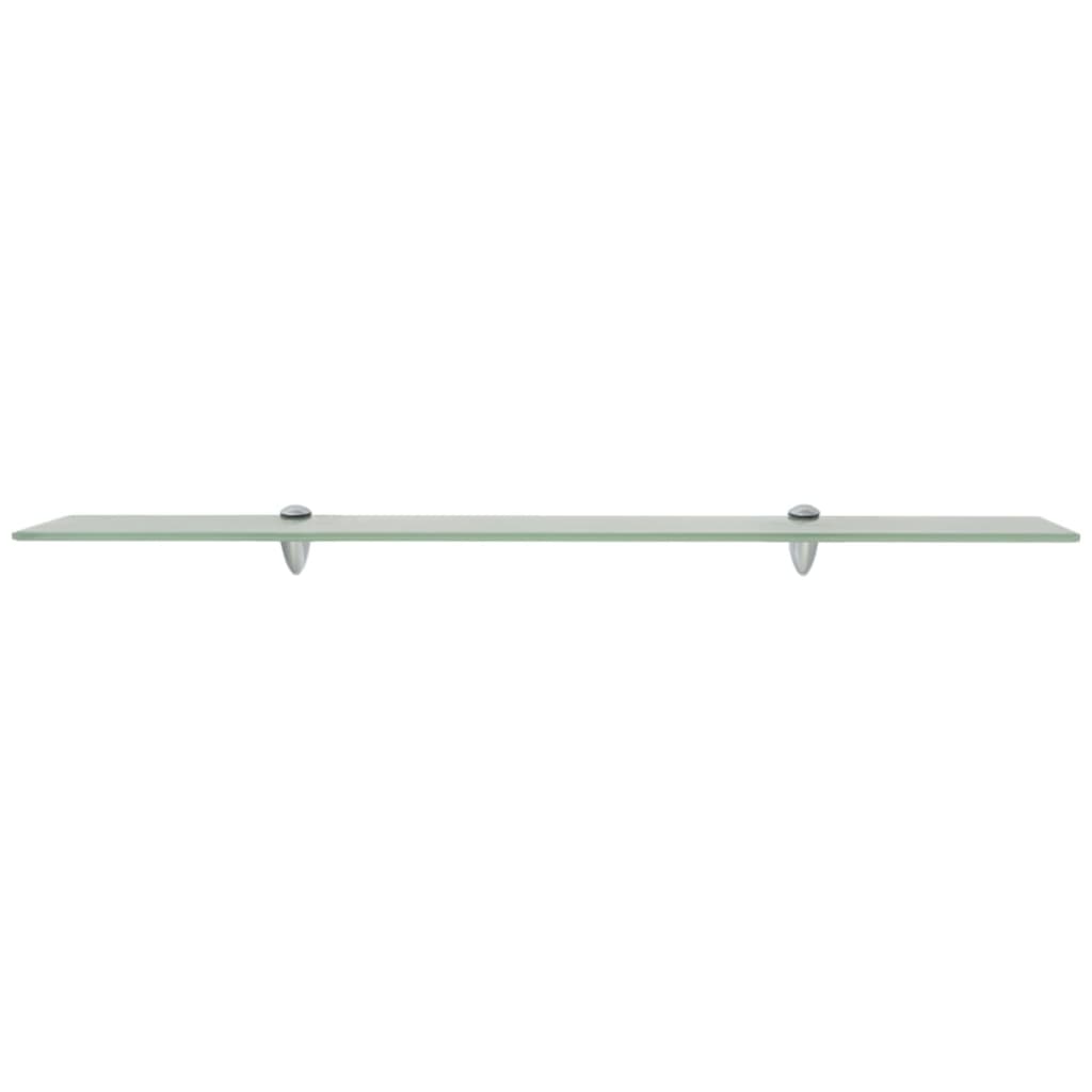 vidaXL Estante flotante de cristal 90x10 cm 8 mm Transparente, Negro, Blanco Mueble Almacenaje Estantería para Oficina, Estudio, Dormitorio Estantería/Librería/ mueble de Almacenamiento