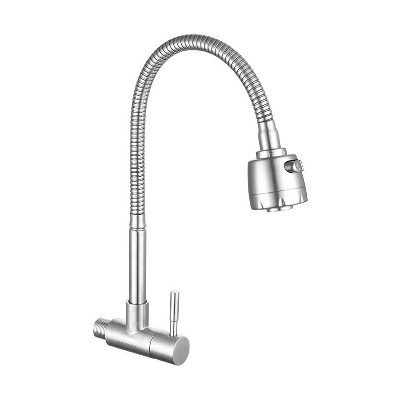 CA Grifo de cocina giratorio de 360° con doble función de montaje en pared para limpieza de cocina