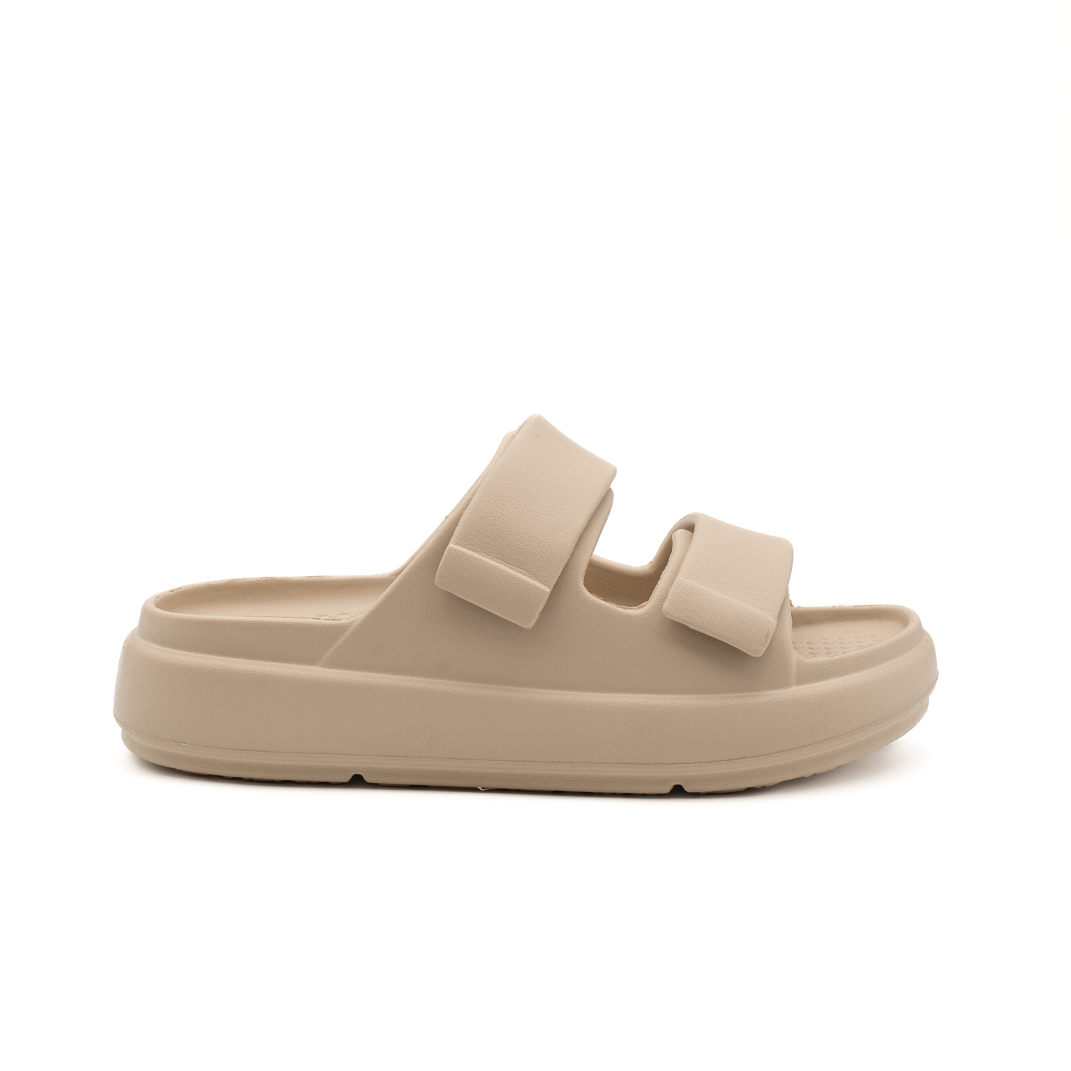 Kelara K62418 Chanclas de goma de mujer con cierre en velcro