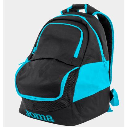 Mochila Joma Diamond II 400235 Negro Turquesa 116 Resistente