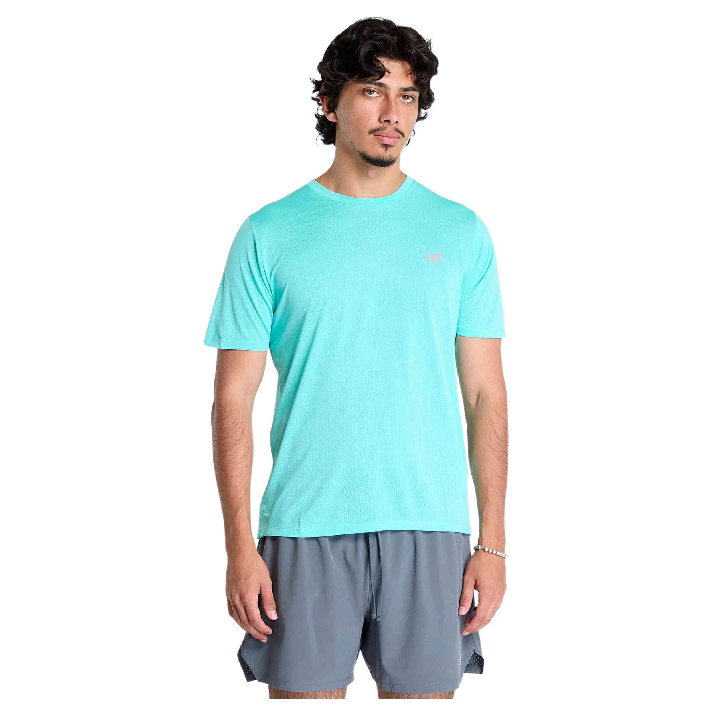 Camisetas De Manga Corta New Balance para Hombre en color Verde