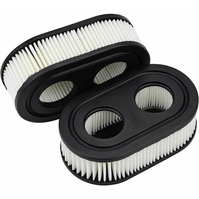 CA 2 filtros de aire para cortacésped Briggs & Stratton, 593260, color negro