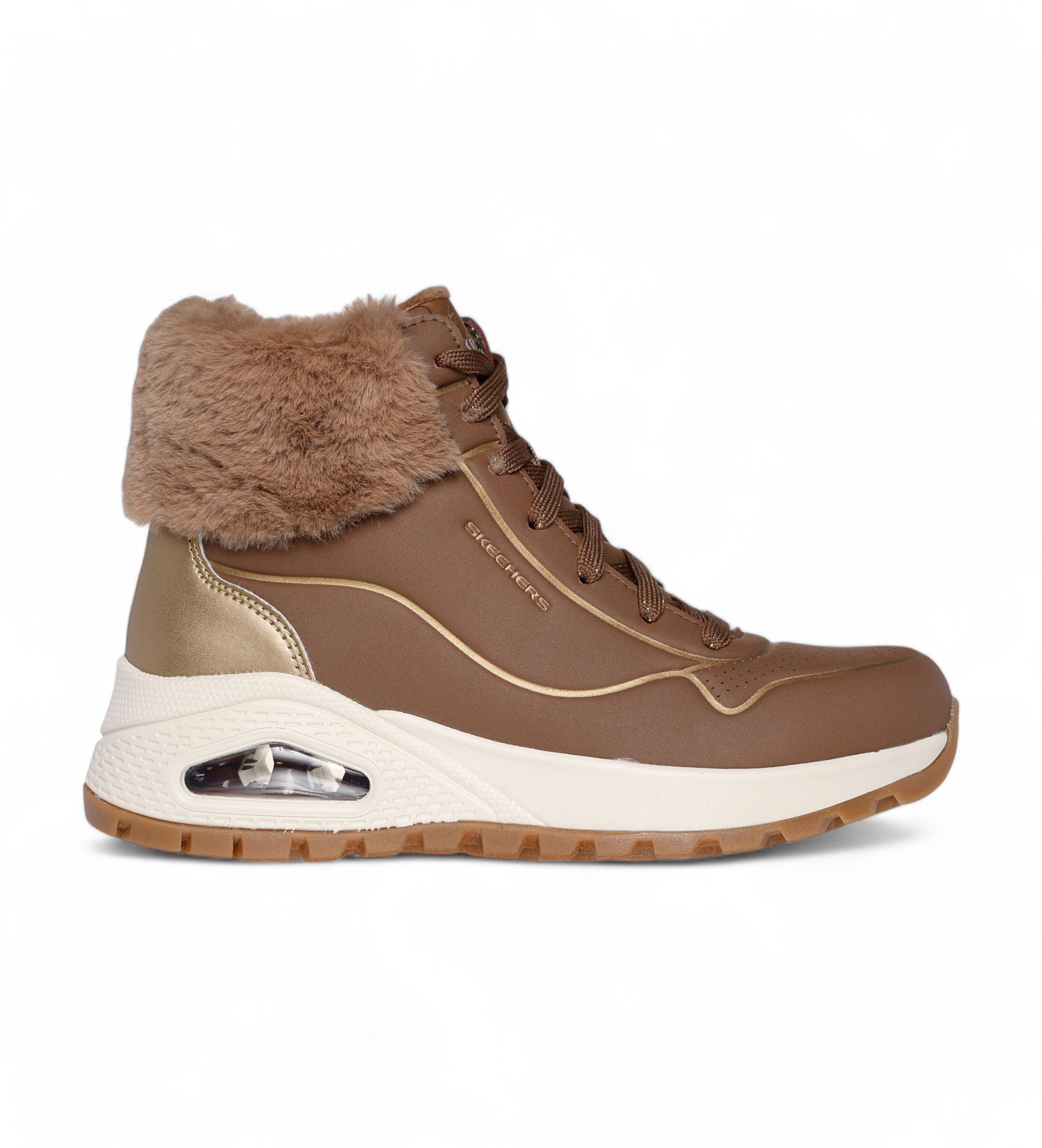 Skechers | Mujer | Zapatillas Uno Rugged Fall Shimmer marrón