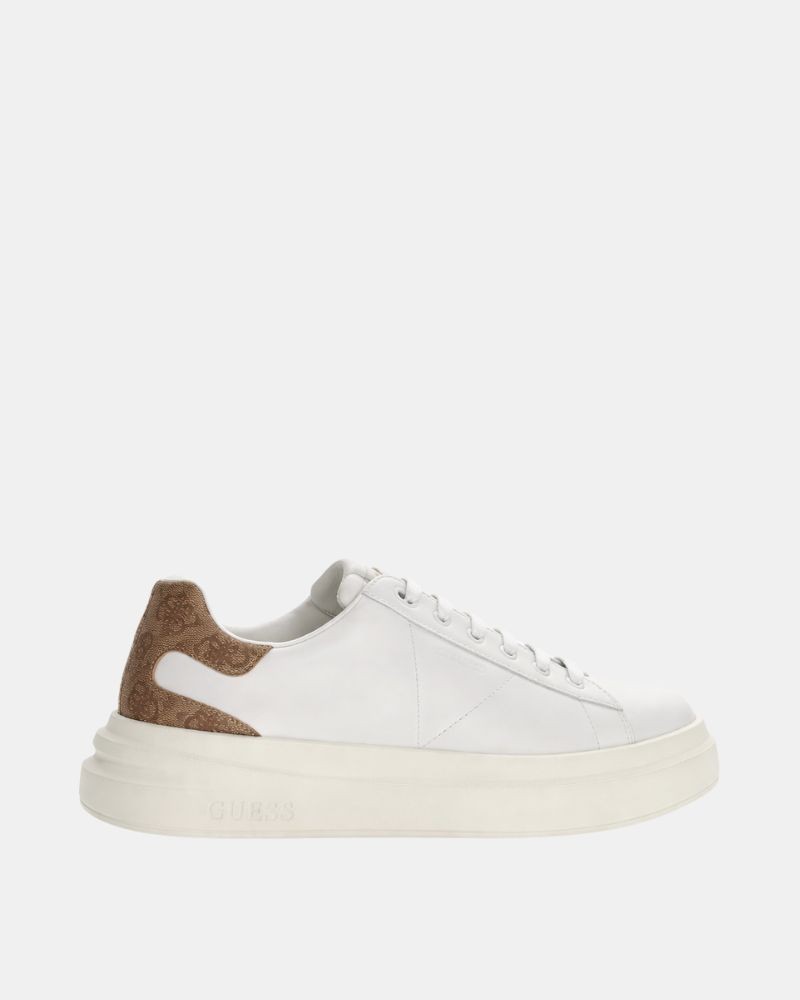 GUESS ELBA FMPVIB LEA12 Zapatillas Bajas Hombre Blanco