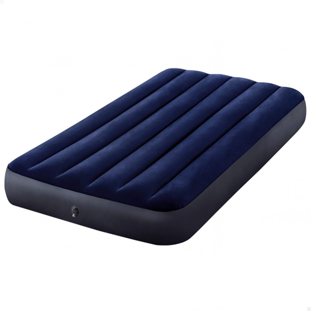 Colchón Hinchable INTEX Dura-Beam Classic Downy 25 cm | Cama de Aire Individual/Doble | Inflado Rápido | Colchón Camping Portátil y Cómodo (Interior/Exterior) | POPPY&MARTI