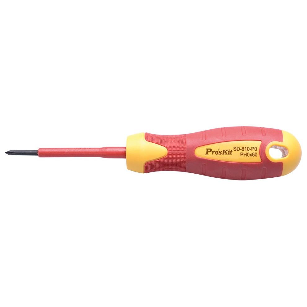 Destornillador para electricista DIN 1000V, Estrella #0