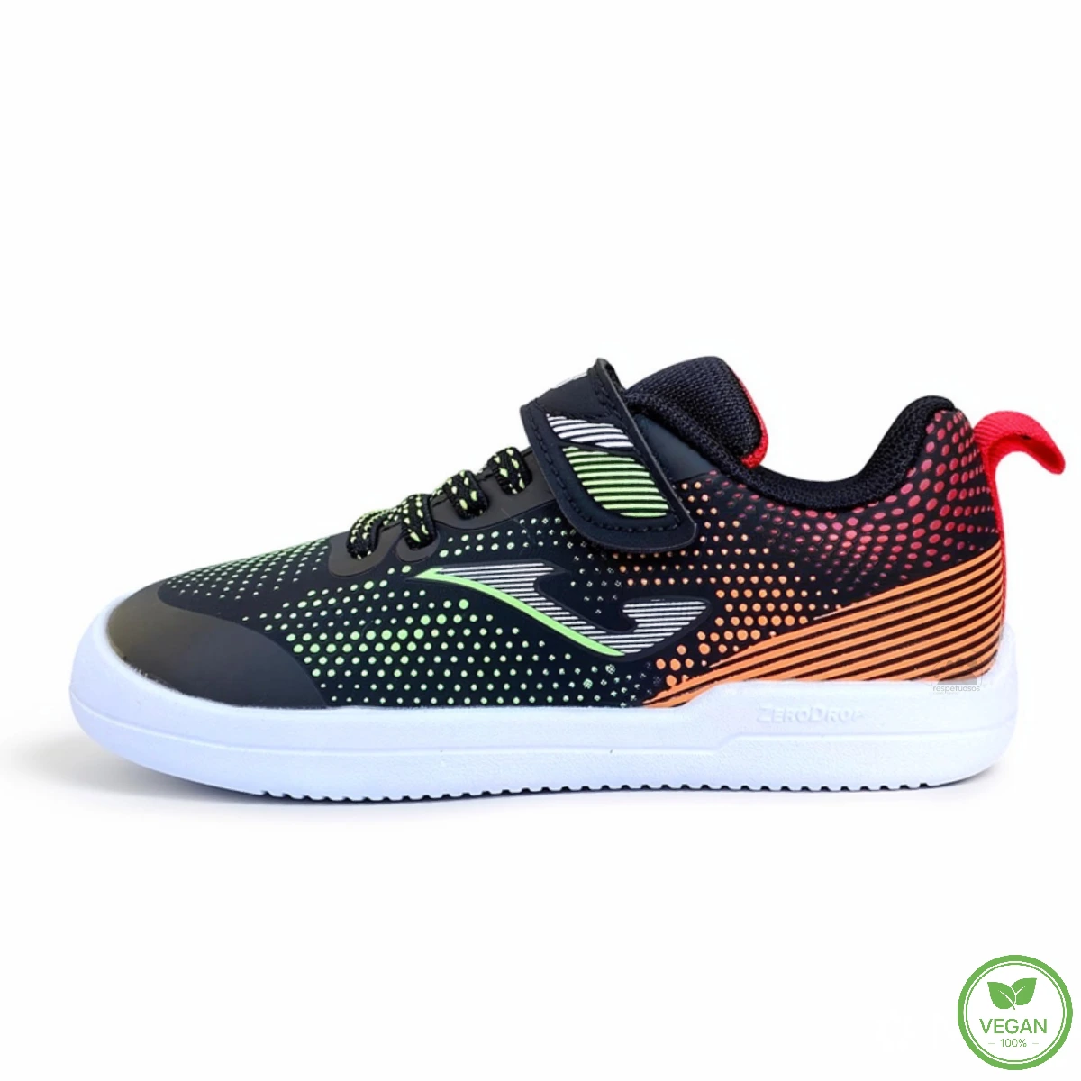 Zapato respetuoso Joma Barefoot Junior Horizon 2601 Negro infantil