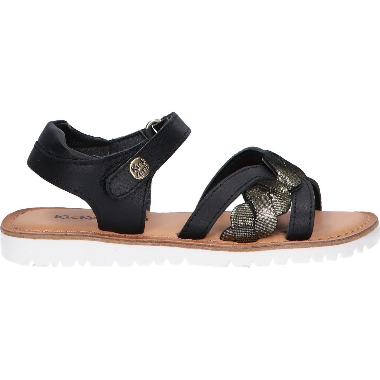 Women's and girls sandals kickers 694793 -30 betty 81 noir or