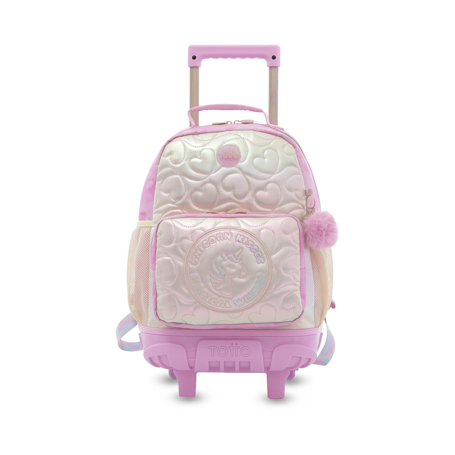 Totto Mochila infantil ruedas Unicorn Kisses M Material: Poliéster 29.5 x 41.5 x 19 cm