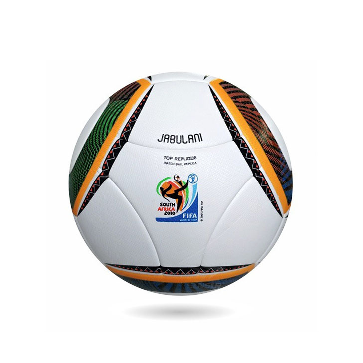 Balón de fútbol profesional tamaño 5 de la serie Mundial, confeccionado con cuero sintético pegado. Diseñado para jóvenes y adultos, apto tanto para partidos como para entrenamientos, incluyendo el uso por parte de estudiantes.