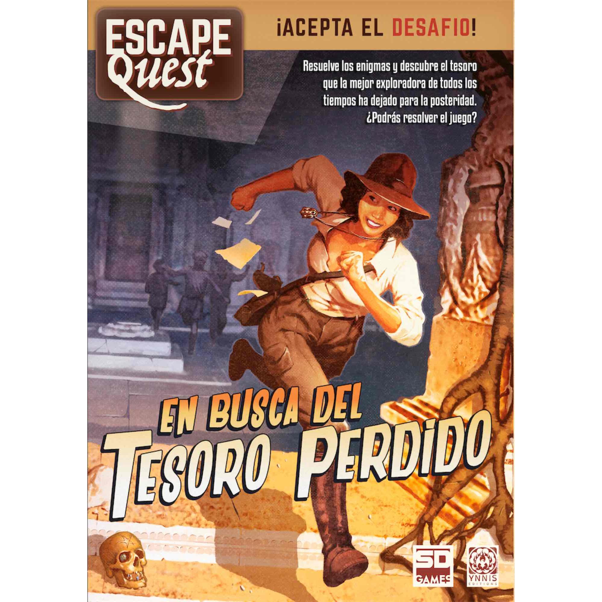 Sd Games Escape Quest 1: En Busca Del Tesoro Perdido - Juego De Mesa Libro Pegi 12