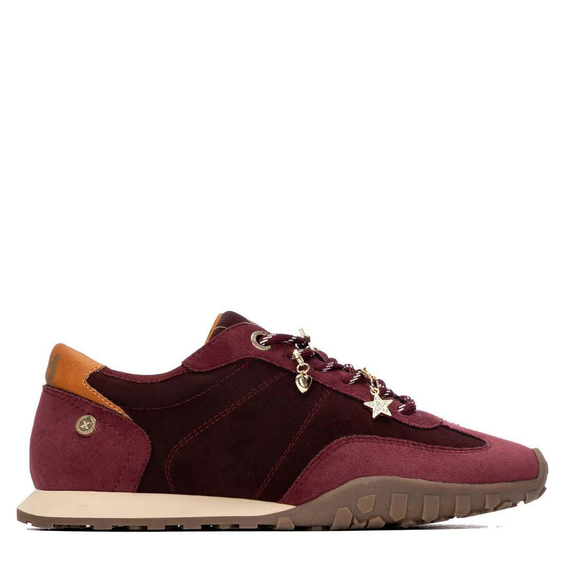 Xti Zapatilla cómoda y ligera 146146-BURDEOS , para Mujer