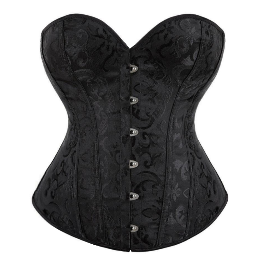 TK Fashion - Corsé sobre el busto con diseño vintage floral para mujer, top estilo bustier