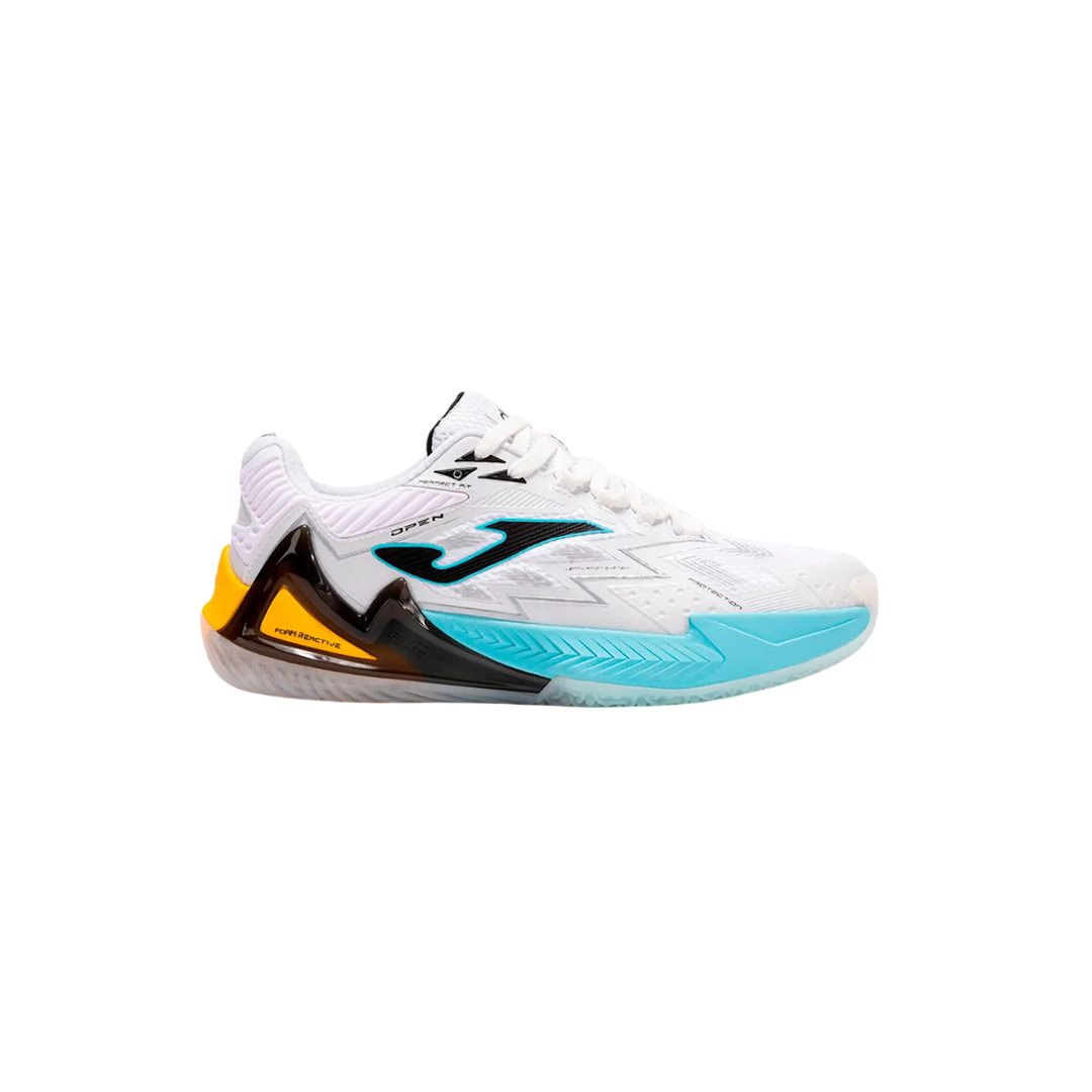 Zapatillas de pádel Joma Open Men 2502 Blanco Turquesa Clay
