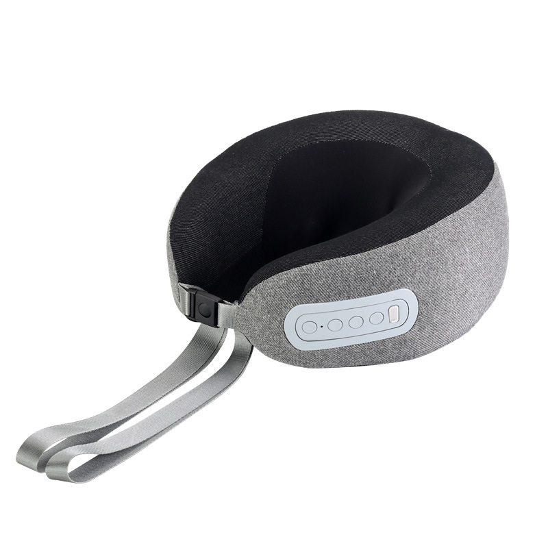Almohada masajeadora de cuello con calor para aliviar el dolor de tejido profundo - Almohada de viaje portátil con masaje Shiatsu para relajarse en casa, oficina y viajes
