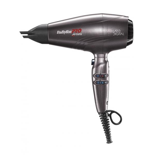 BabylissPRO SECADOR DE PELO PROFESIONAL STELLATO DIGITAL. 2400W. IONIC. -BAB7500IE-