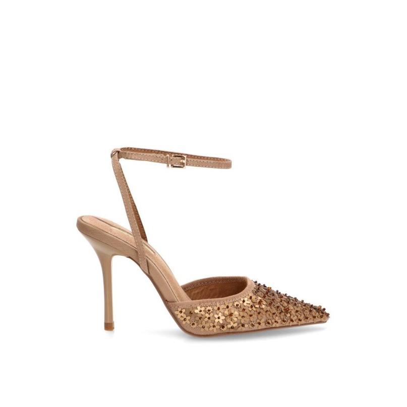 Salon Vestir Corina - Mujer - Tacón Alto - Modelo M6191 - Color Camel
