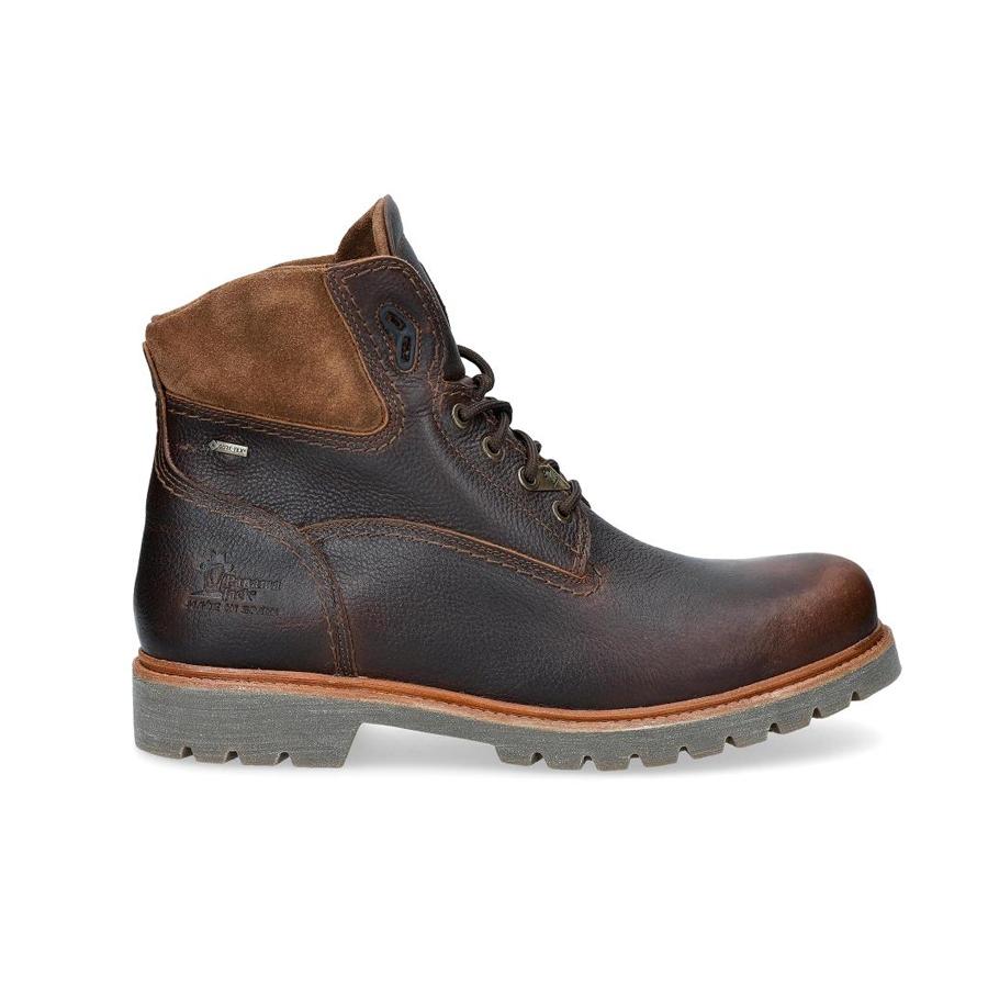 Panama Jack Amur GTX C10 Napa Grass Castaño. Forro de piel. Gore-Tex