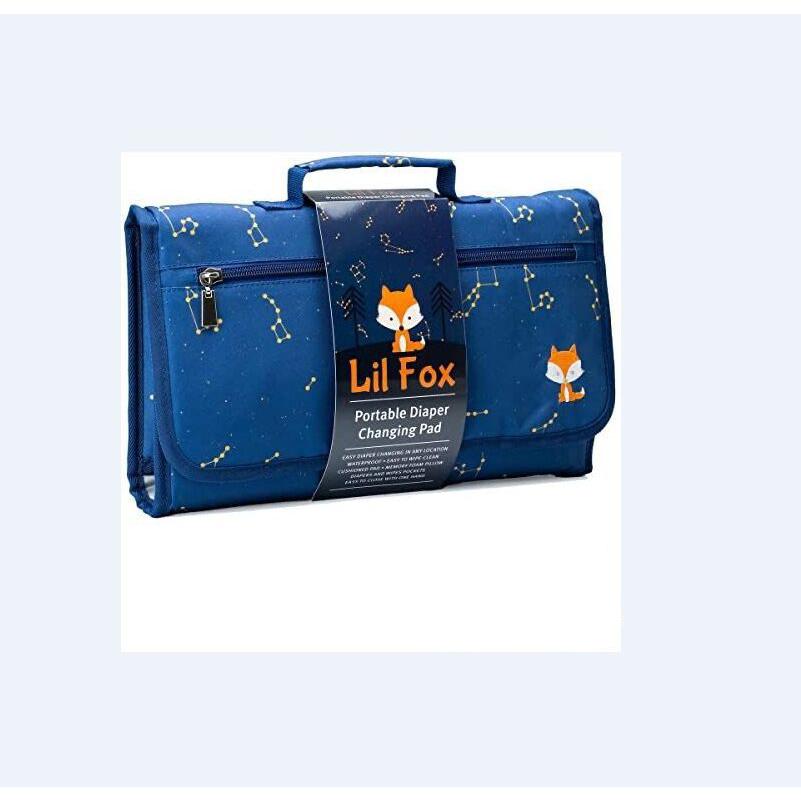 TK Cambiador de Bebé Portátil Lil Fox - Impermeable y Plegable