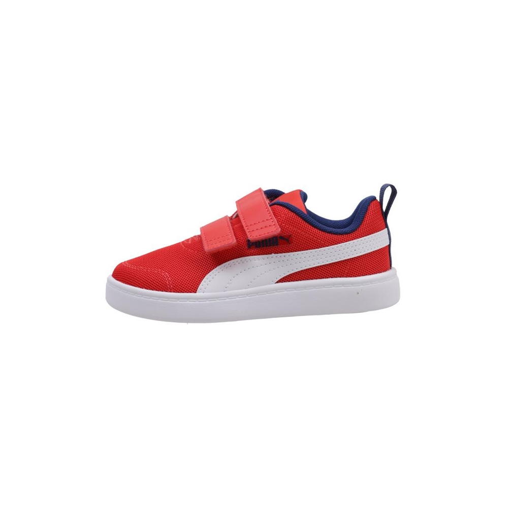 Puma COURTFLEX V2 MESH  PS  Deportivas Planas Niño Rojo