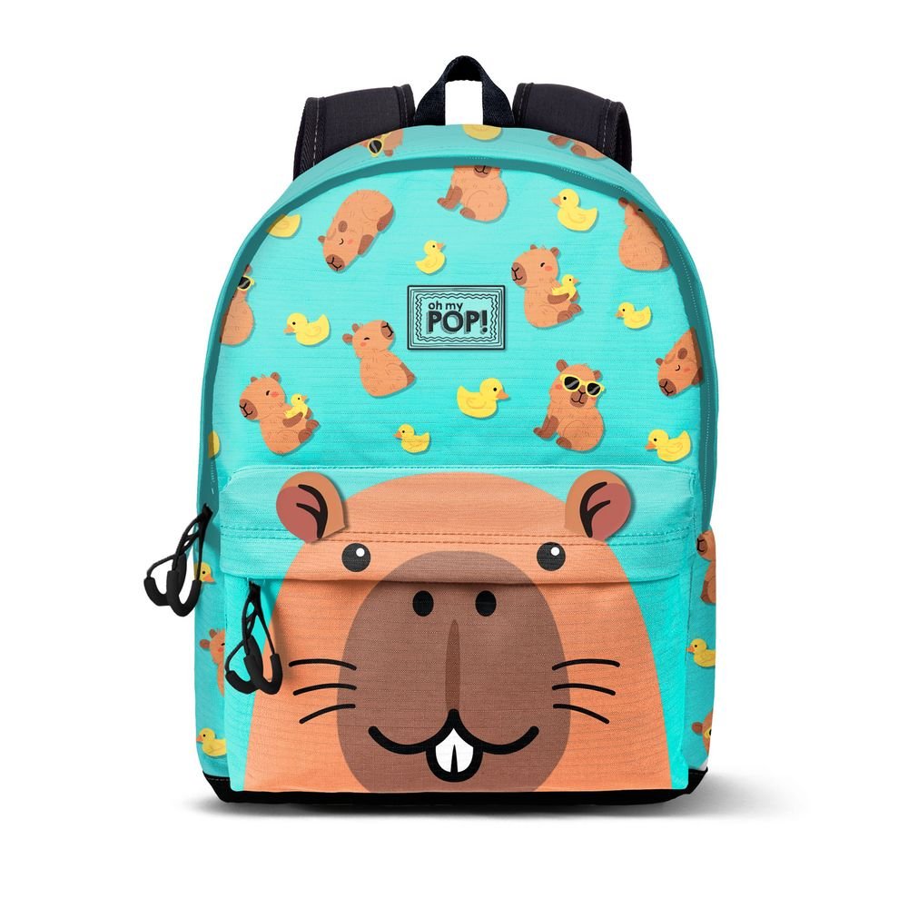 KARACTERMANIA MOCHILA ESCOLAR CON BOLSILLO OH MY POP! CAPY CAPY 18x31x41 Cms.