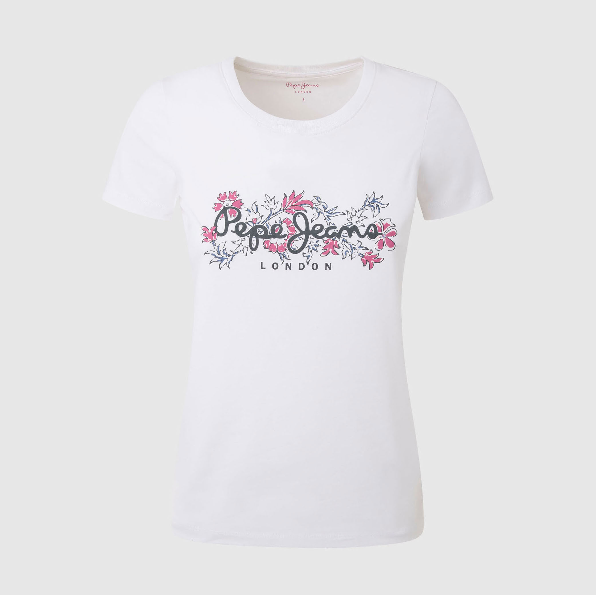 Pepe Jeans Camiseta Korina Blanca PL505834-800 , para Mujer