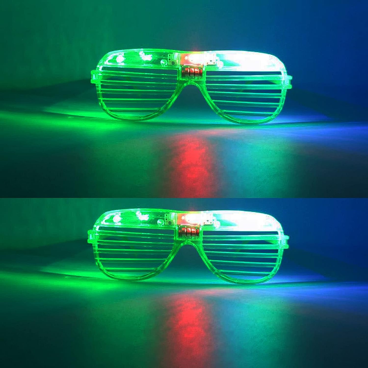 Gafas de Luz Euroxanty | Luminosas 5 Colores | Iluminan en la Oscuridad