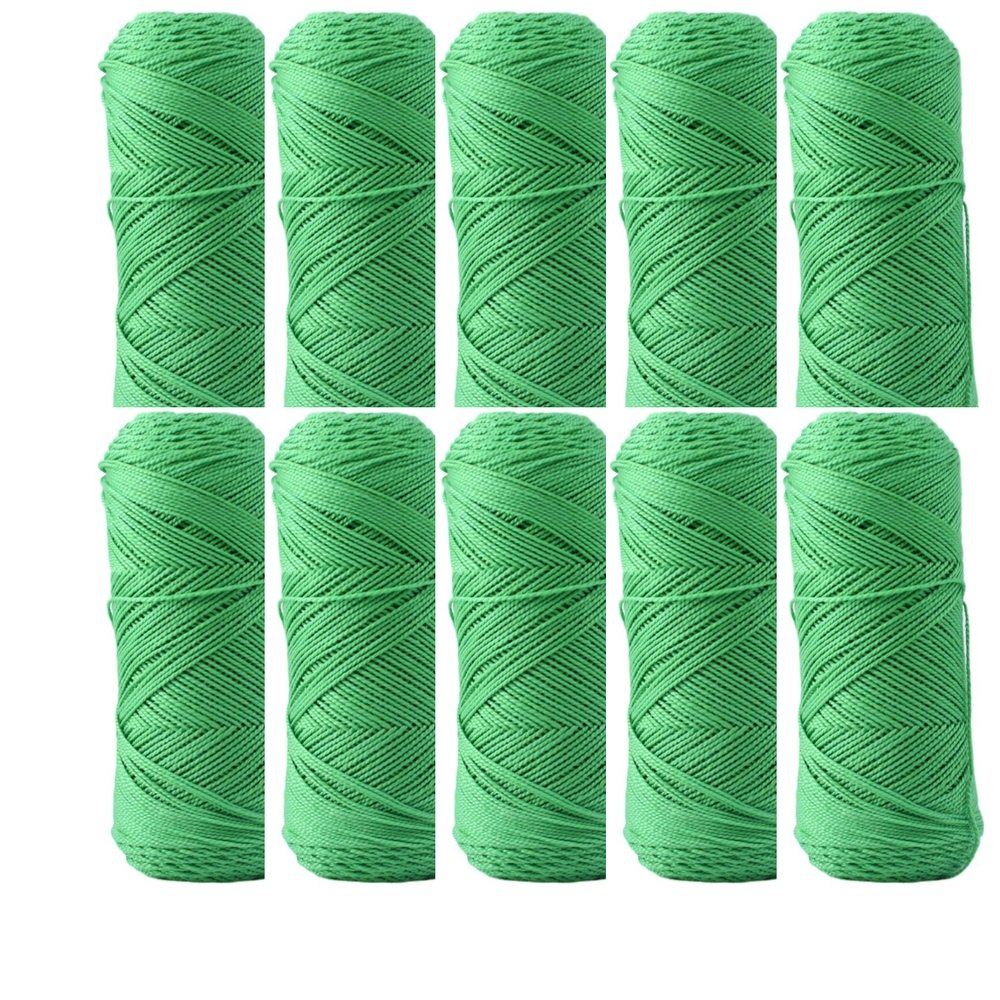 PLUSHOME Ovillos Zepelinperle Algodón 10 Unidades
