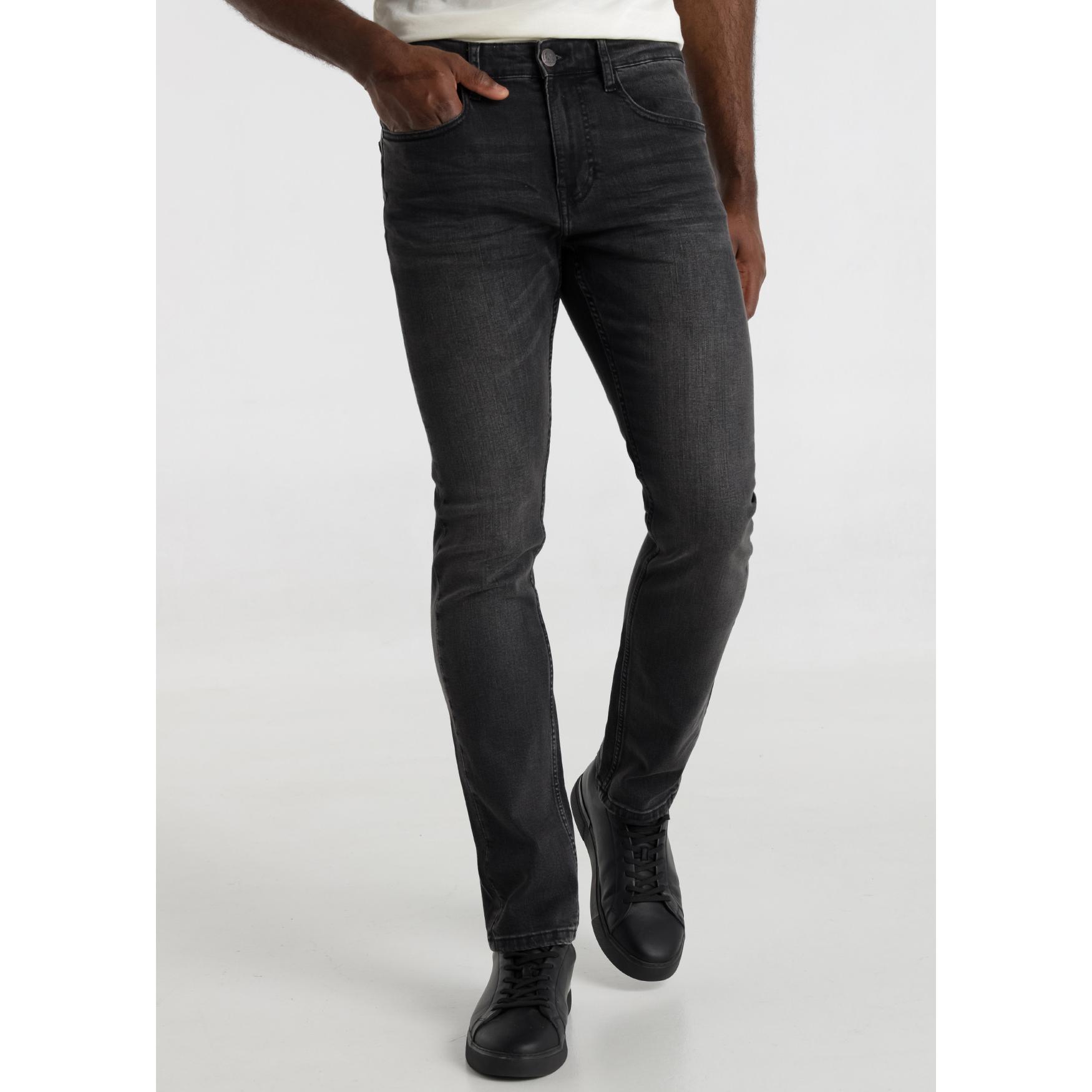 LOIS JEANS - Jeans dark grey - Slim fit - Tiro medio - Tallaje en pulgadas- Tallaje en Pulgadas