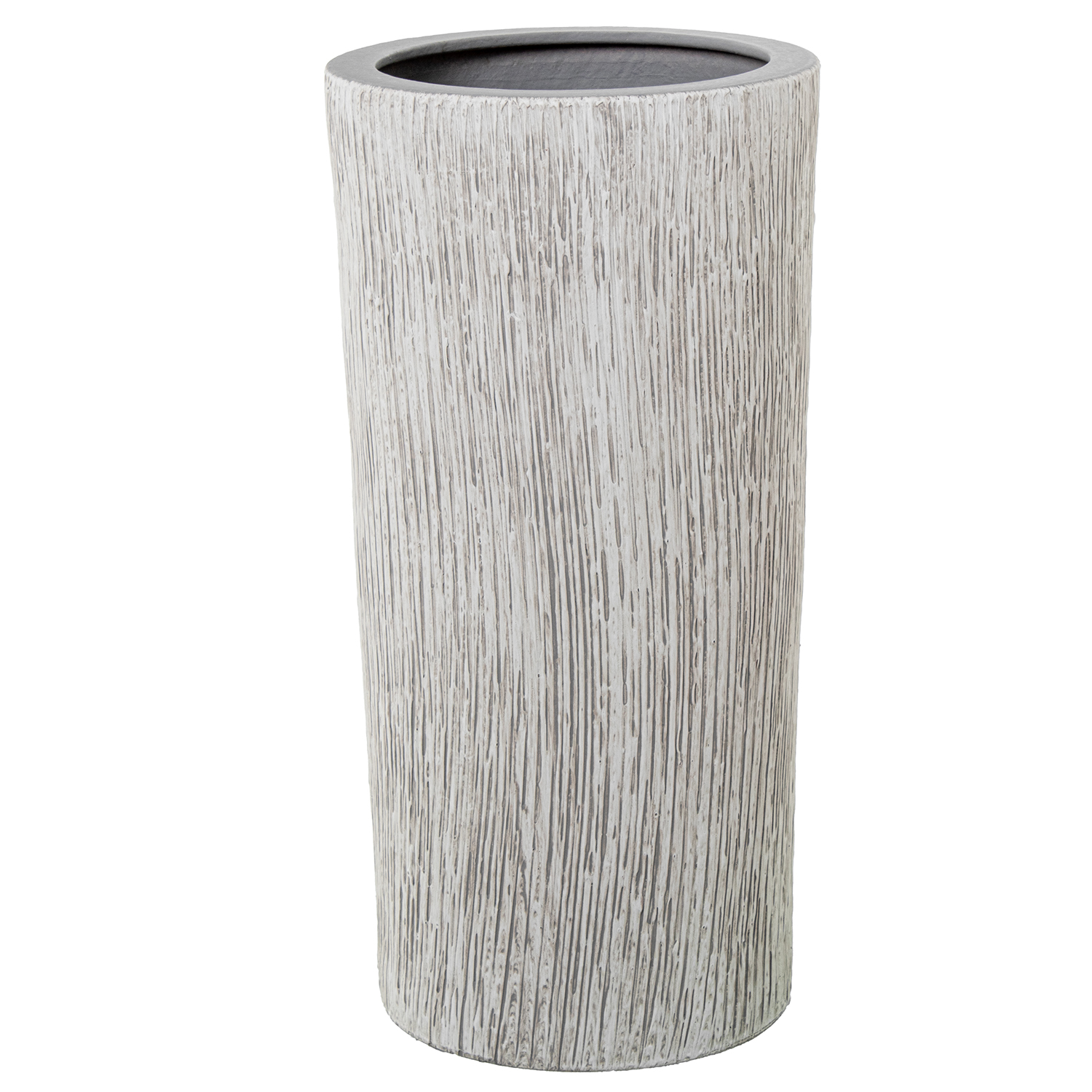 Paraguero ceramica gris rayado 25x50cm